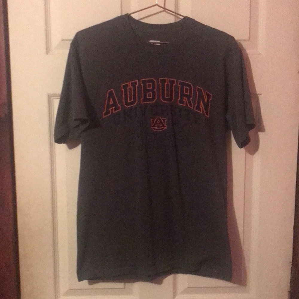 Auburn Tigers Russell Athletic Gray T-Shirt Mens Medium M